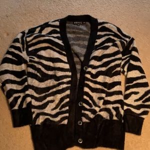 Motel furry cardigan